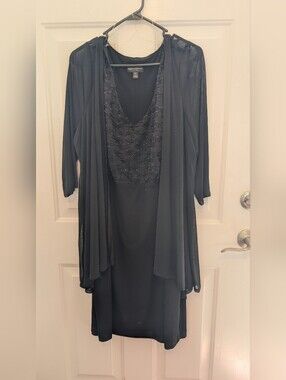 Black Classic V-Neck Dress